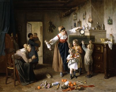 クリスマスの朝、 作： Paul Seignac
