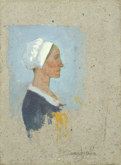 ブルトンの農民の女性（船上にガッシュ） 作： Paul Sérusier