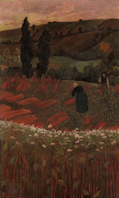 そばの収穫 作： Paul Sérusier