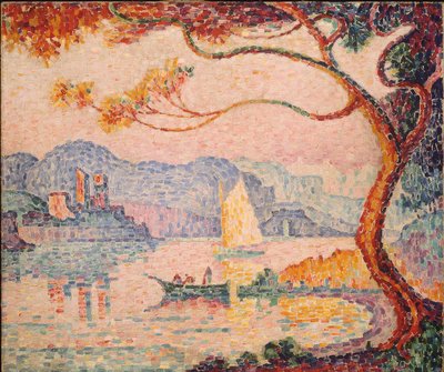 アンティーブ、プティポールドベーコン、1917年 作： Paul Signac