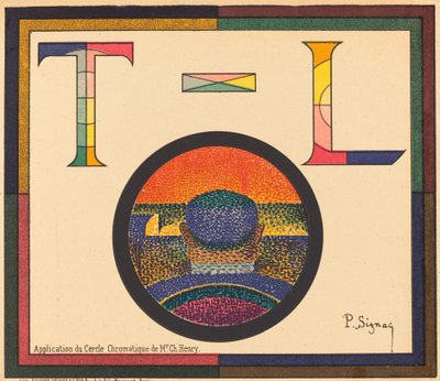 Ch.Henry氏のクロマティックサークルの応用 作： Paul Signac