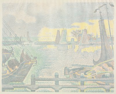 フラッシングのボート 作： Paul Signac