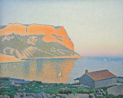 カナイユ岬、カシス、1889 作： Paul Signac