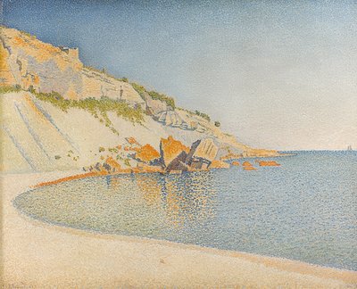 カシス、キャップロンバード。 1889 作： Paul Signac