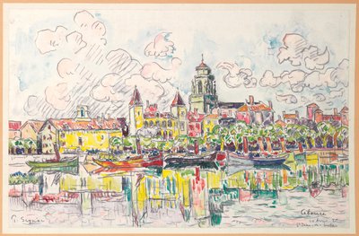 シブール、サンジャンドルズ、1920 作： Paul Signac