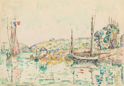 コンカルノー 作： Paul Signac