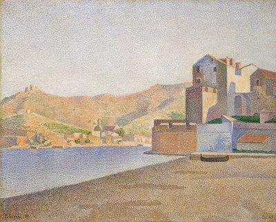 Der Stadtstrand、コリウール、オーパス165。-コリウール。シティビーチ。オーパス165。1887 作： Paul Signac