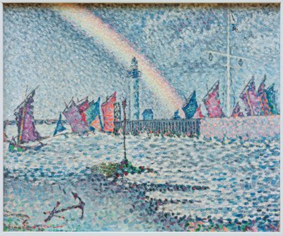 オンフルール港への入り口 作： Paul Signac