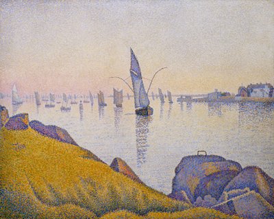 イブニングカーム、コンカルノー、オーパス220（アレグロ） 作： Paul Signac