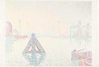 オランダのブイ 作： Paul Signac
