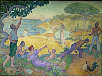 ハーモニーの時。 黄金時代は過去にあるのではなく、1896 年の未来にある. 作： Paul Signac