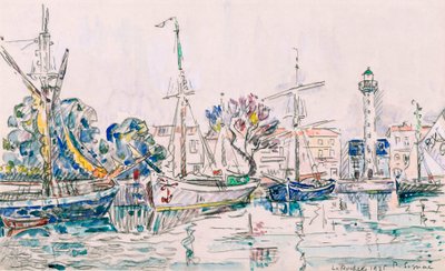 ラロシェル、1925年 作： Paul Signac