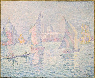 緑の霧、ヴェネツィア 作： Paul Signac