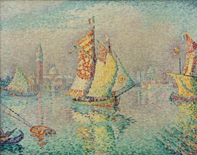ラグナ、黄色のベール 作： Paul Signac