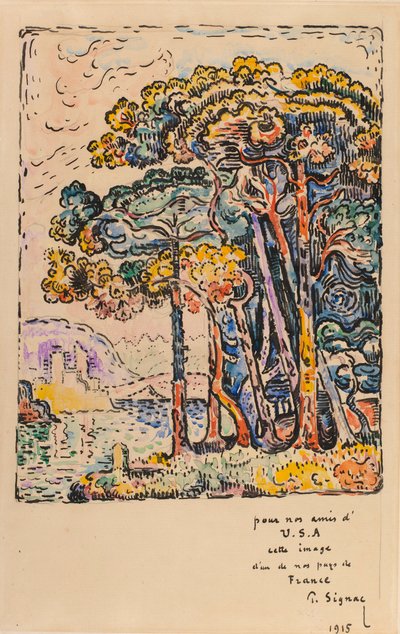 風景 作： Paul Signac