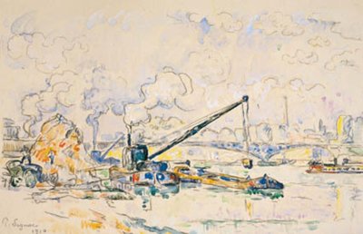 ミラボー橋。 サンドブンケン 作： Paul Signac