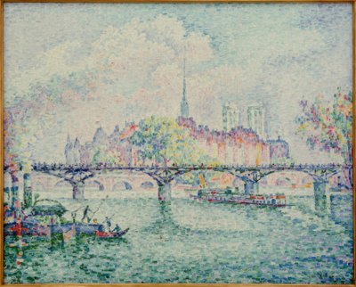ポンデザール（Der Pont des Arts） 作： Paul Signac