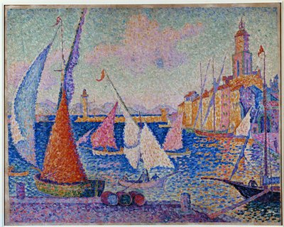 ル・ケサン・トロペ（油彩・キャンバス） 作： Paul Signac