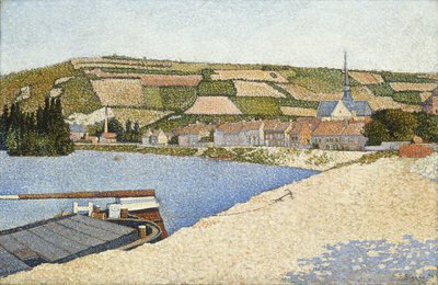レザンデリ、コートドアヴァル、1886 作： Paul Signac