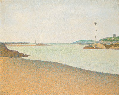レバリーズ、サンブリアック、1890年 作： Paul Signac