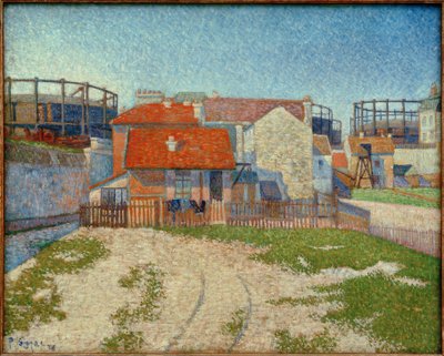 ガスメーター、クリシー 作： Paul Signac