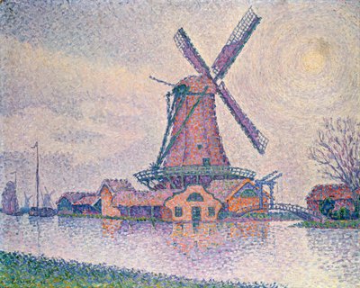 ムーランデダム、1896年 作： Paul Signac