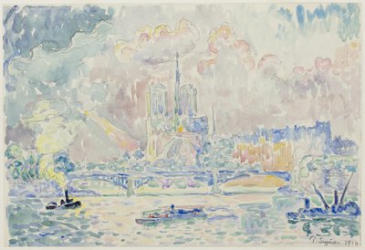 聖母 作： Paul Signac