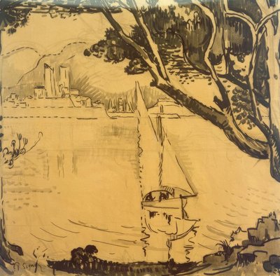 P.Signac、Pointe de Bacon 作： Paul Signac
