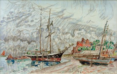 P.シニャック-マリンアロクイ 作： Paul Signac