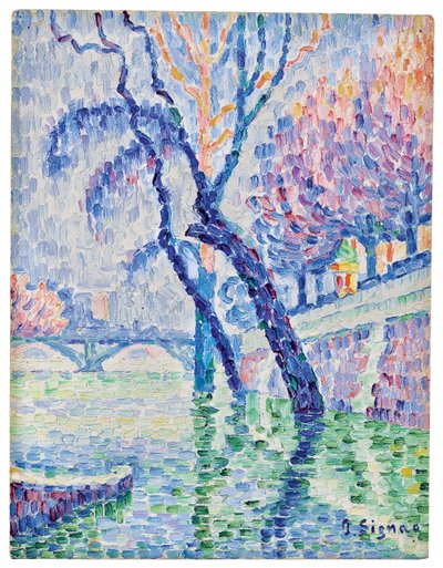 ポンデザール、洪水、1930 作： Paul Signac