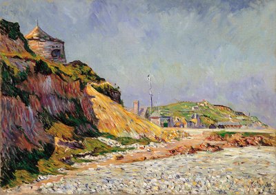 ポルタンベッサン、ビーチ 作： Paul Signac
