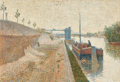 ケ・デ・クリシー。 1887 作： Paul Signac