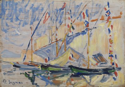 サントロペ、1893年 作： Paul Signac