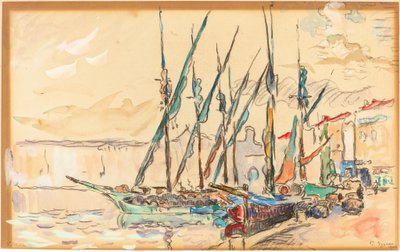 サントロペ 作： Paul Signac
