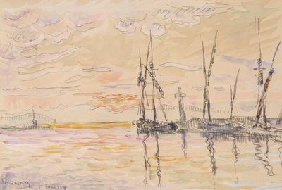 サントロペ 作： Paul Signac