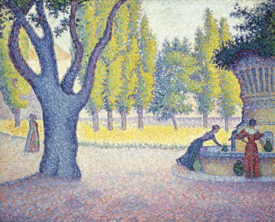 St、1895年の噴水デLices 作： Paul Signac