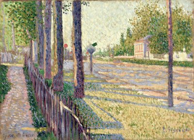 ボワコロンブの鉄道ジャンクション、またはラルートポントワーズ 作： Paul Signac