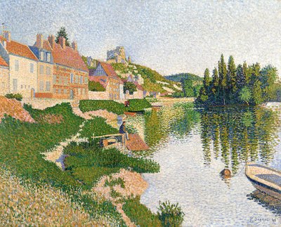 リバーバンク、プチアンデリー 作： Paul Signac
