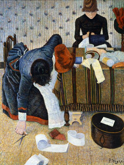 ポール・シニャック（1863-1935）の「水車小屋」。 作： Paul Signac
