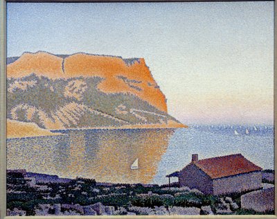 カシス湾の眺め、キャップ・カナイユ ポール・シニャック（1863-1935）の絵画 1889年 個人蔵 - カシス湾の眺め、キャップ・カナイユ。ポール・シニャック（1863-1935）の絵画 作： Paul Signac