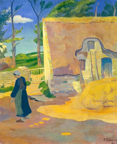 ル・プルデュの農家、1890年。 作： Paul Sérusier