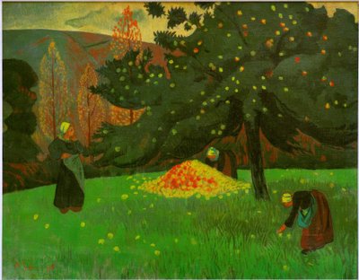 りんご狩り 作： Paul Sérusier