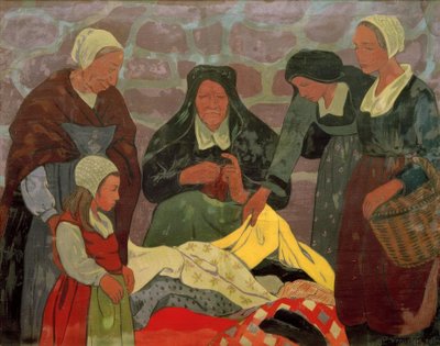 布商人 作： Paul Sérusier