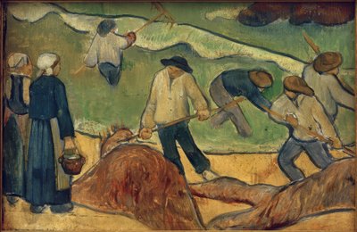 唐漁師のいる風景 作： Paul Sérusier
