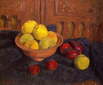 P.セルジエ、リンゴのある静物-絵画、1915 作： Paul Sérusier