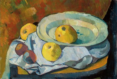 りんごのプレート、1891 作： Paul Sérusier