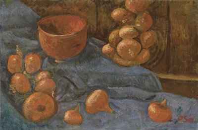 タマネギのある静物、1896年頃 作： Paul Sérusier