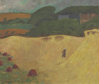 Le Poulduでのレグランサーブルのビーチ、1890年 作： Paul Sérusier