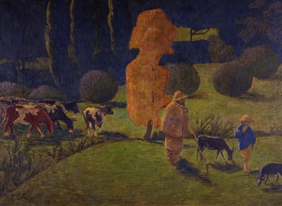 羊飼いコリドン 作： Paul Sérusier
