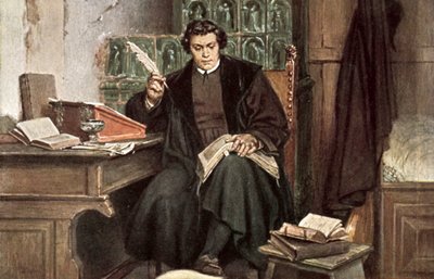 マーティンルター、1521年5月から1522年3月 作： Friedrich Paul Thumann